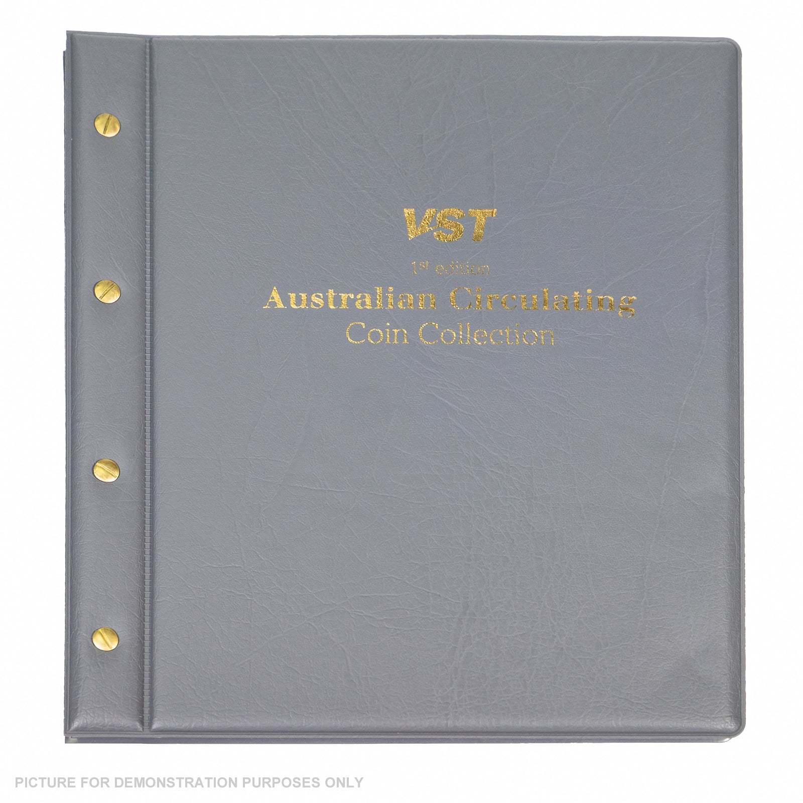 VST 1st Edition (NEW Design) Charcoal Grey Australian Circulated Decimal Coin Album (1966–2023)